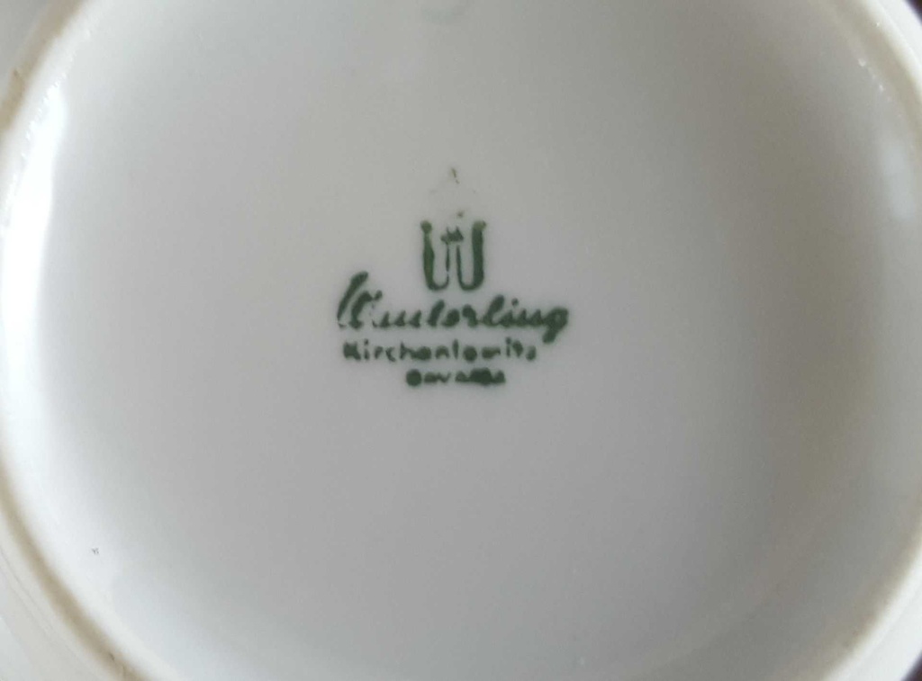 [45811276] Milchkännchen Goldrand Winterling Kirchenlamitz Kobalt Blau gebraucht - gut Bild 6