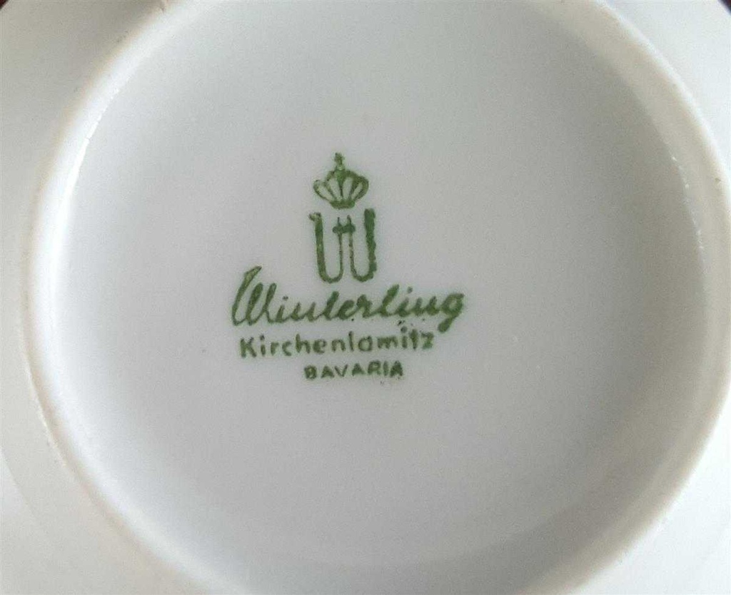 [45811277] Kaffeetasse Tasse Goldrand Winterling Kirchenlamitz Kobalt Blau gebraucht - gut Bild 3