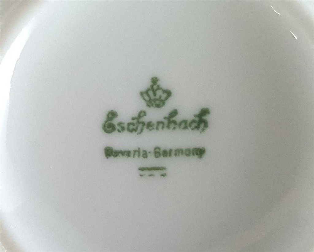 [45811282] Kaffeetasse Tasse Goldrand Eschenbach Alte Formen mit blau gebraucht - sehr gut Bild 3