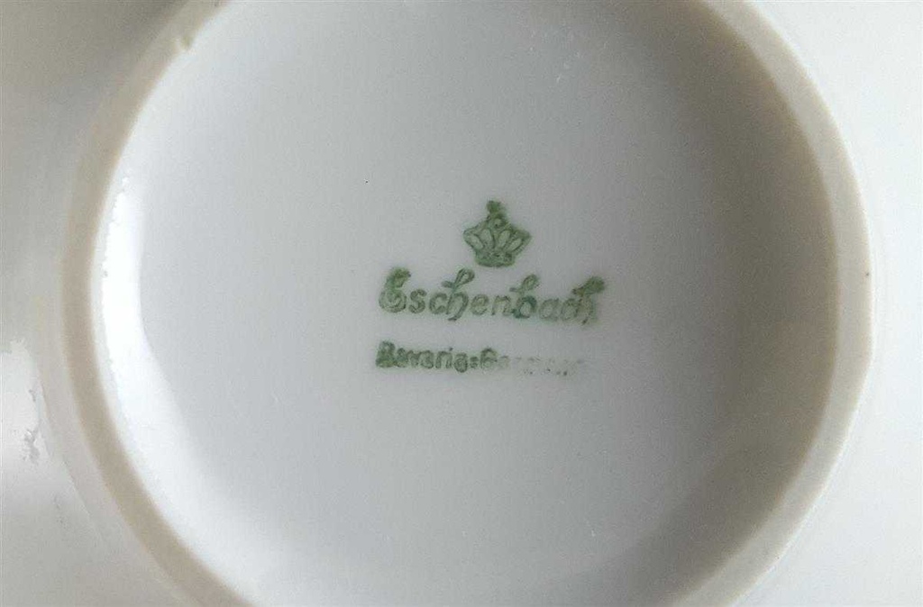 [45811283] Milchkännchen Goldrand Eschenbach Alte Formen mit blau gebraucht - sehr gut Bild 5