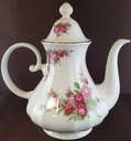[45811286] Kaffeekanne Goldrand 1,3 L Seltmann Weiden Rote Blumen gebraucht - sehr gut Bild 4