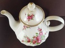 [45811286] Kaffeekanne Goldrand 1,3 L Seltmann Weiden Rote Blumen gebraucht - sehr gut Bild 5