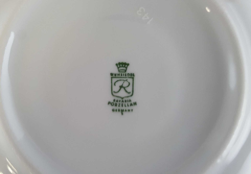 [45811304] Untertasse für Kaffee 14,5 cm Retsch Wunsiedel Zwiebelmuster gebraucht - gut Bild 3