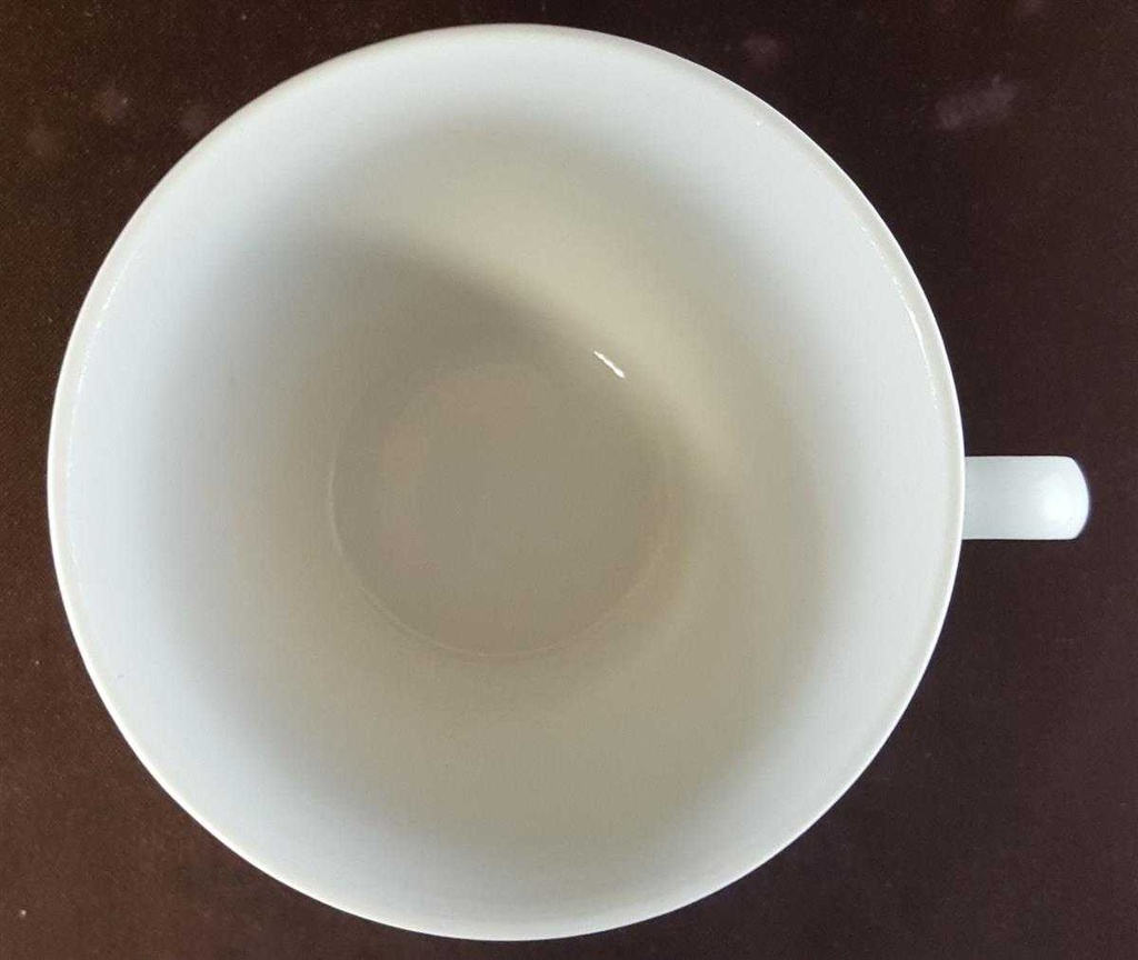 [45811320] Kaffeetasse Tasse Retsch Wunsiedel Weiß gerippt gebraucht - sehr gut Bild 3