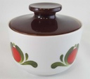 [45811324] Zuckerdose Winterling Röslau Retrodekor Rot grün gebraucht - sehr gut Bild 2