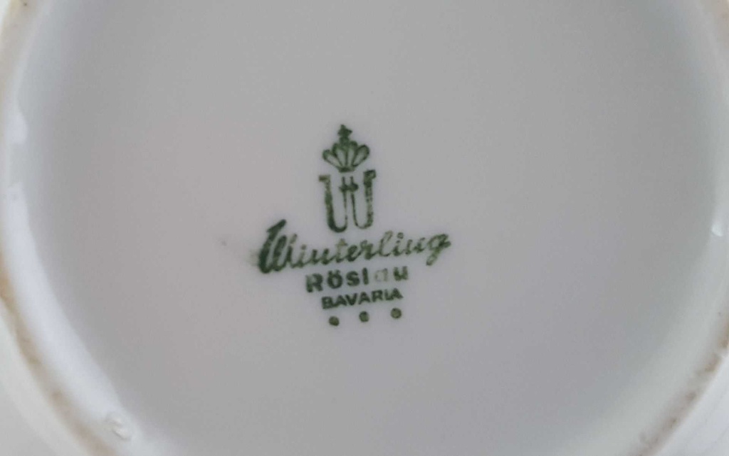 [45811324] Zuckerdose Winterling Röslau Retrodekor Rot grün gebraucht - sehr gut Bild 5