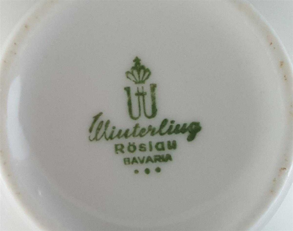 [45811328] Kaffeetasse Tasse Winterling Röslau Retrodekor Rot grün gebraucht - sehr gut Bild 4