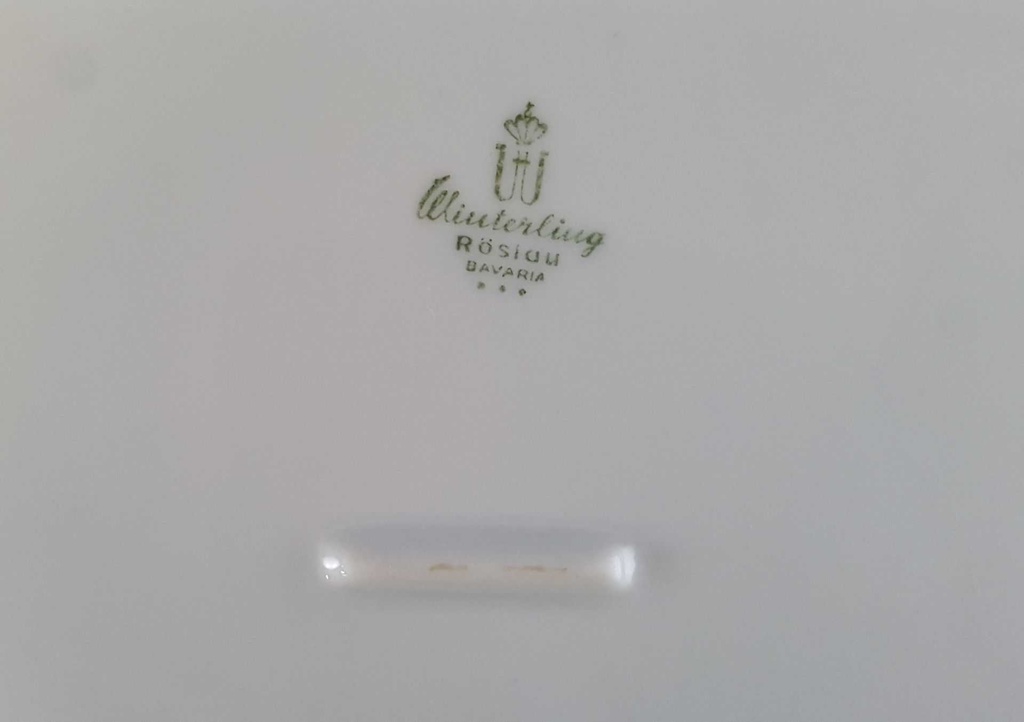 [45811331] Butterdose Winterling Röslau Retrodekor Rot grün gebraucht - sehr gut Bild 4