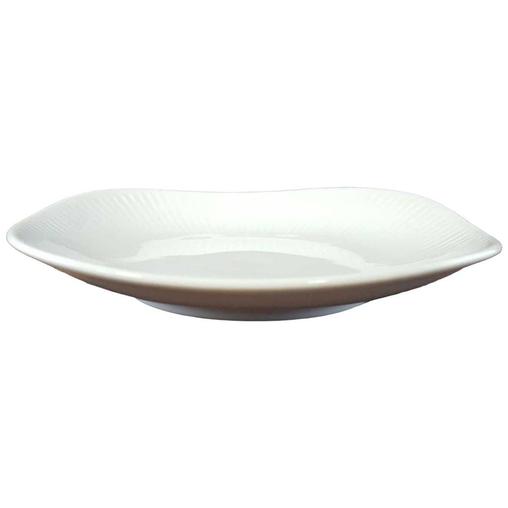 [45811338] Snackteller 11,5 cm Retsch Wunsiedel Weiß gerippt gebraucht - gut Bild 2