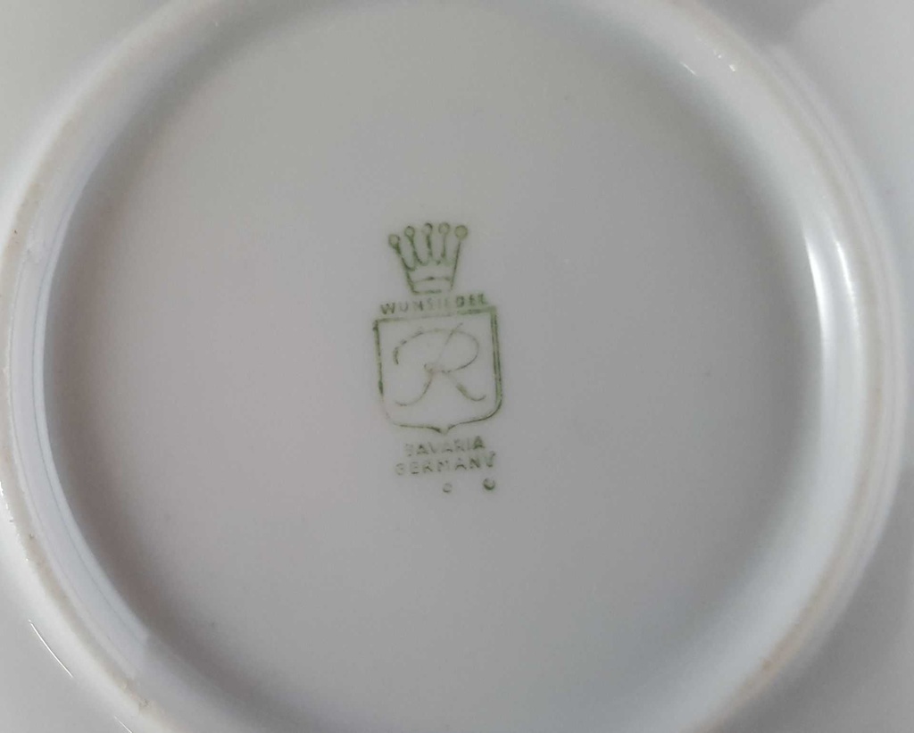 [45811338] Snackteller 11,5 cm Retsch Wunsiedel Weiß gerippt gebraucht - gut Bild 3
