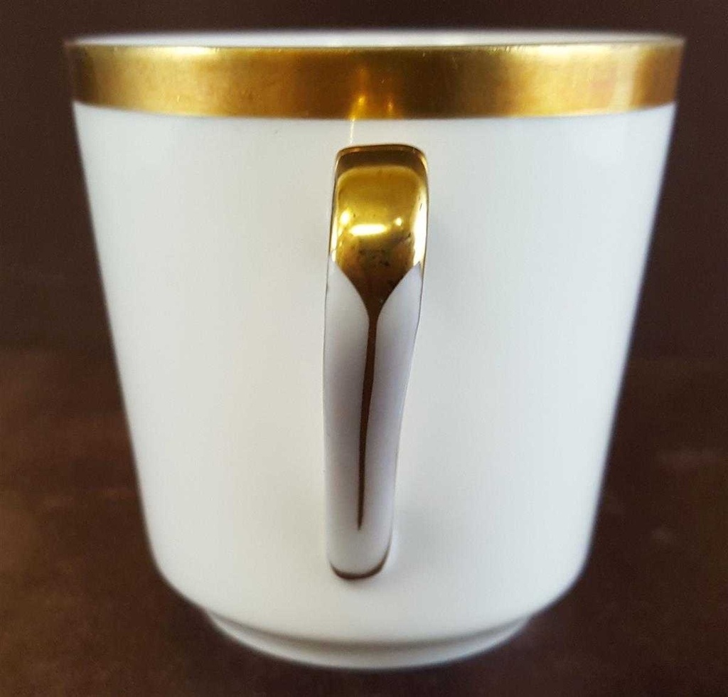 [45811351] Kaffeetasse Tasse Goldrand Eschenbach Alte Formen 7 mm gebraucht - gut Bild 3