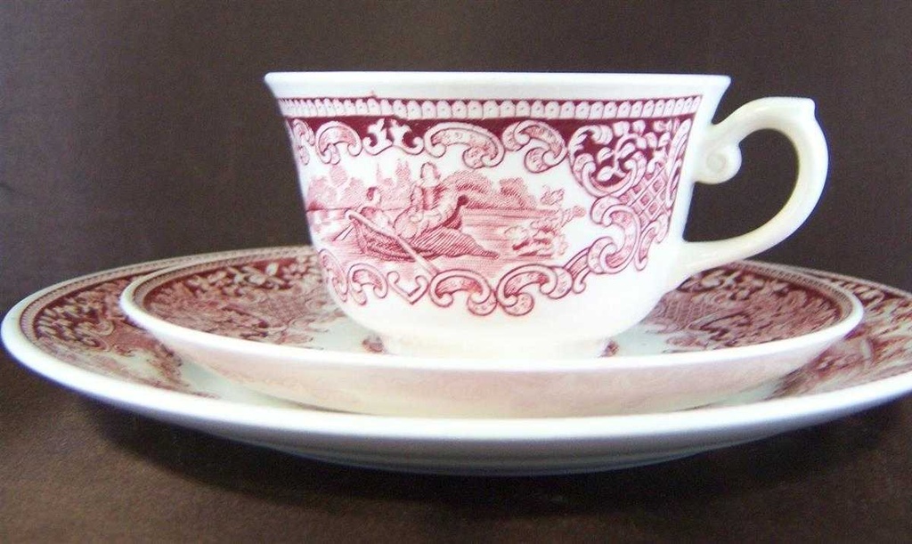 [45811357] Teegedeck Royal Sphinx Maastricht Old England Rot gebraucht - sehr gut Bild 2