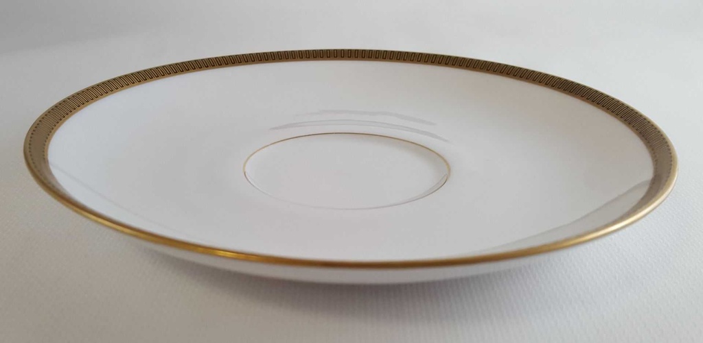 [45811363] Untertasse für Kaffee Goldrand 14,7 cm Eschenbach Alte Formen W5697 gebraucht - gut Bild 2