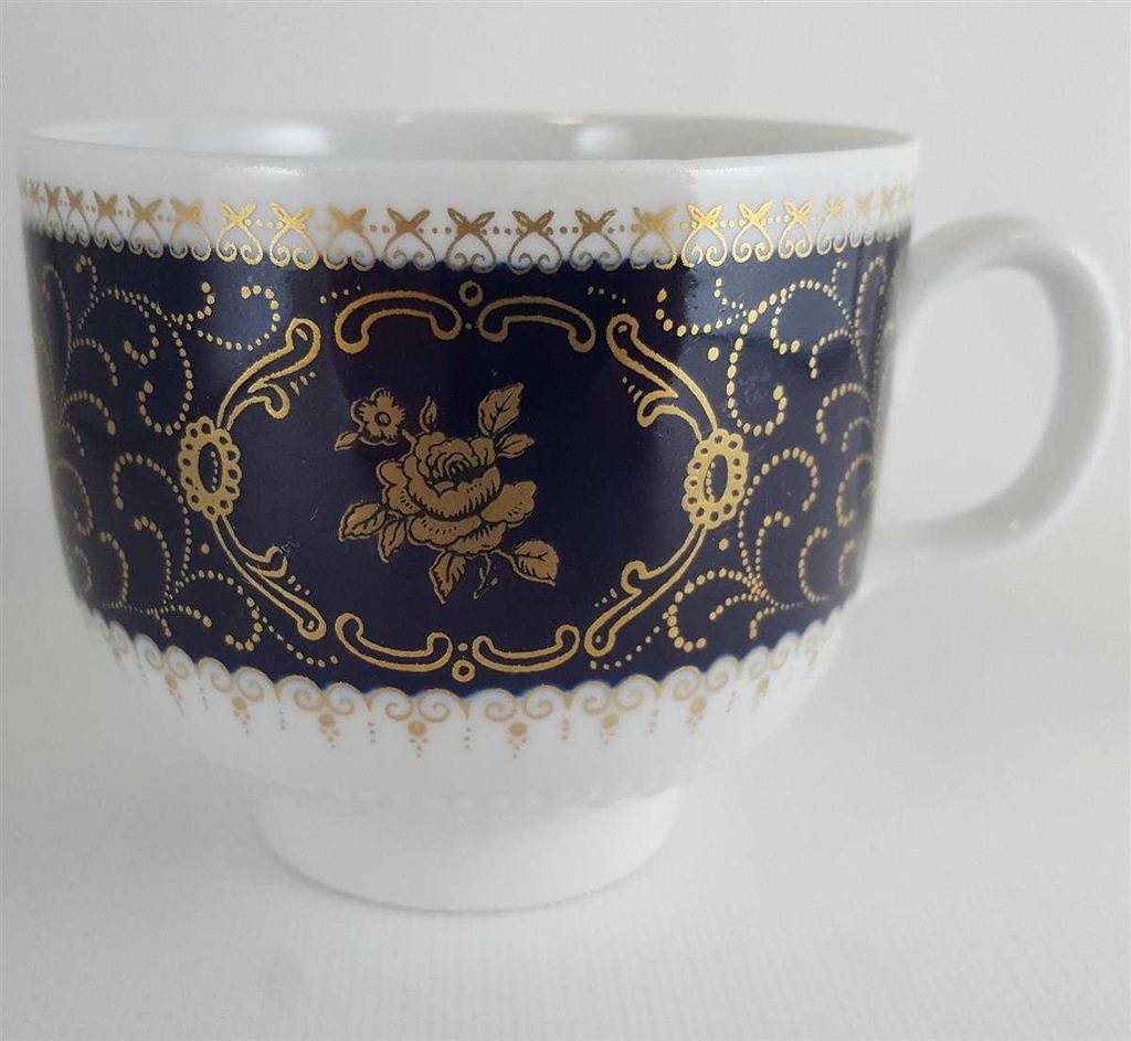 [45811377] Kaffeegedeck Reichenbach Echt Kobalt mit Golddekor 3tlg. Bild 5