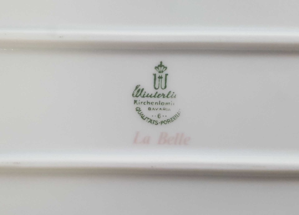 [45811390] Königskuchenplatte Winterling Kirchenlamitz La Belle Roseband gebraucht - sehr gut Bild 3