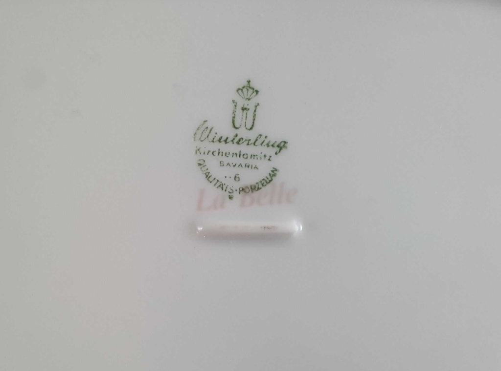 [45811391] Butterplatte Winterling Kirchenlamitz La Belle Roseband gebraucht - sehr gut Bild 3
