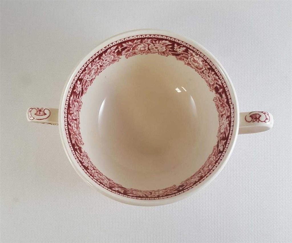 [45811393] Suppentasse Royal Sphinx Maastricht Old England Rot gebraucht - sehr gut Bild 2
