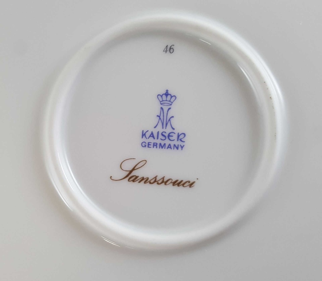 [45811405] Gourmetteller 33 cm AK Kaiser Porzellan Sanssouci gebraucht - sehr gut Bild 4