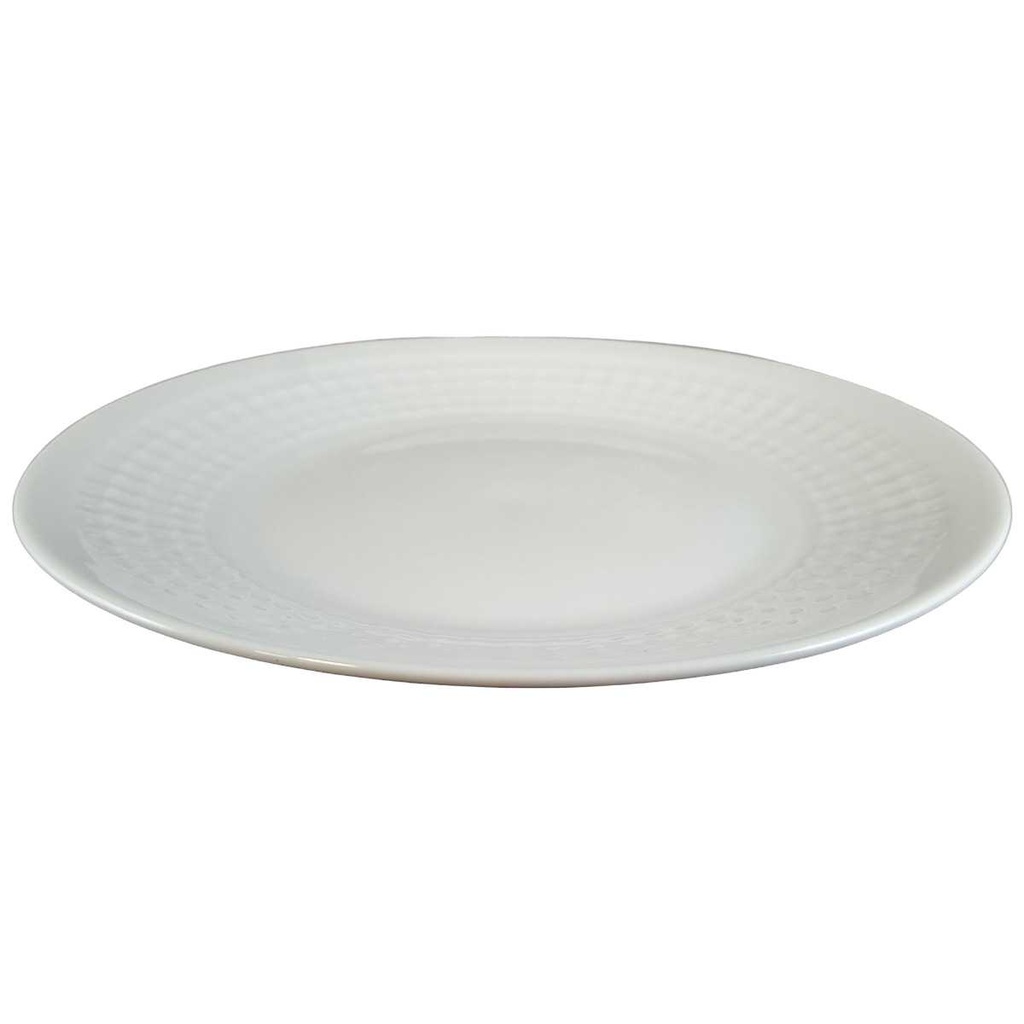 [45811410] Kuchenteller 19 cm Eschenbach Gitterrelief Weiß gebraucht - sehr gut Bild 2