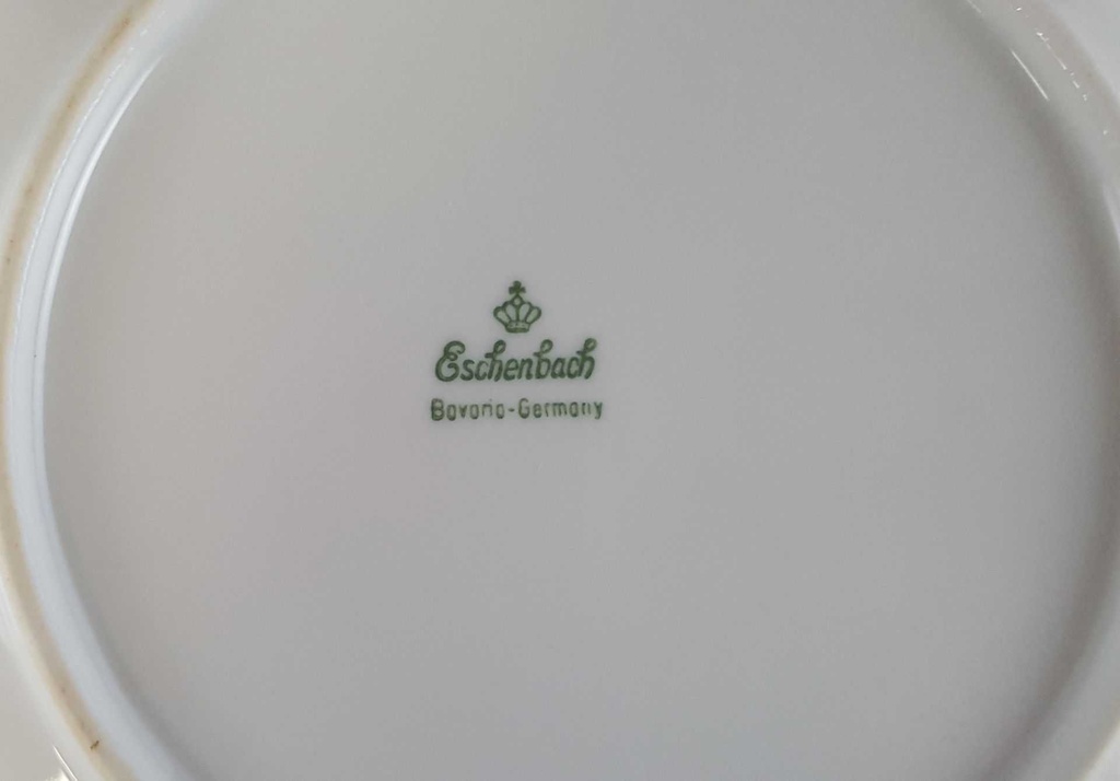 [45811410] Kuchenteller 19 cm Eschenbach Gitterrelief Weiß gebraucht - sehr gut Bild 3