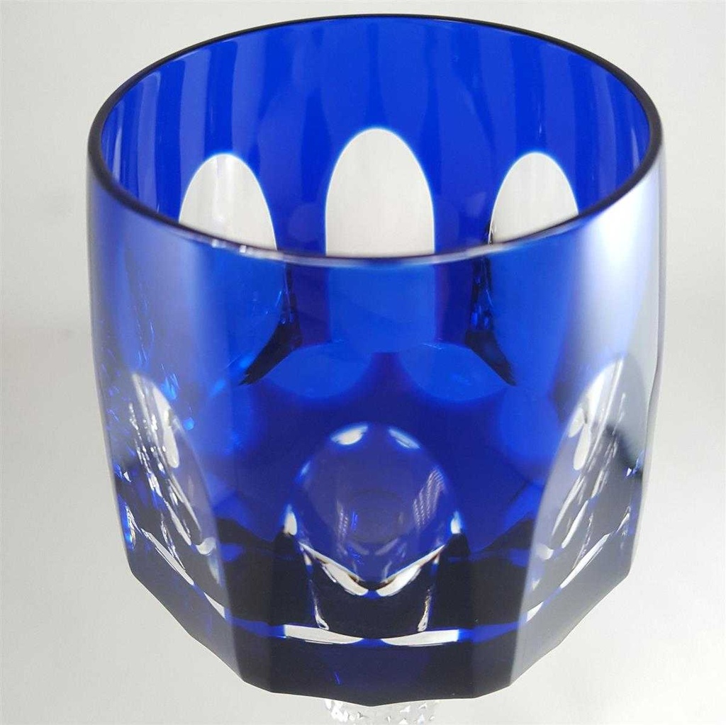 [45811424] Weinglas Weinrömer Römerglas Überfangglas Nachtmann Antika Kobaltblau Blau gebraucht - sehr gut Bild 2