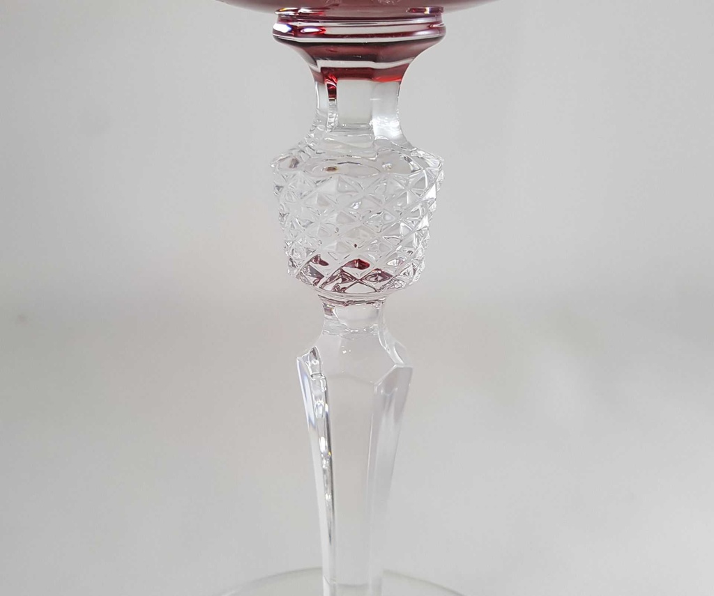 [45811426] Weinglas Weinrömer Römerglas Überfangglas Nachtmann Antika Goldrubin gebraucht - sehr gut Bild 3