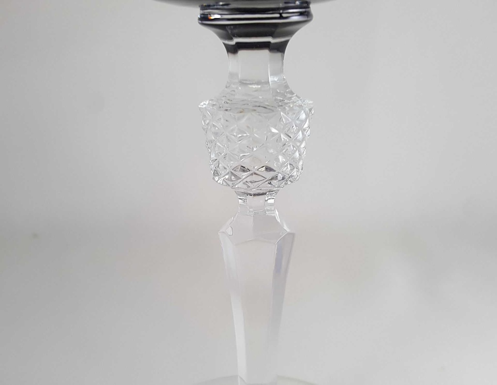 [45811427] Weinglas Weinrömer Römerglas Überfangglas Nachtmann Antika Amethyst Lila gebraucht - sehr gut Bild 3