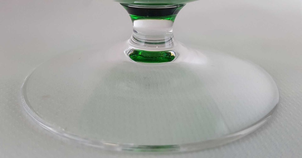 [45811437] Cognacschwenker Römerglas Überfangglas Nachtmann Antika Grün Smaragdgrün gebraucht - sehr gut Bild 3