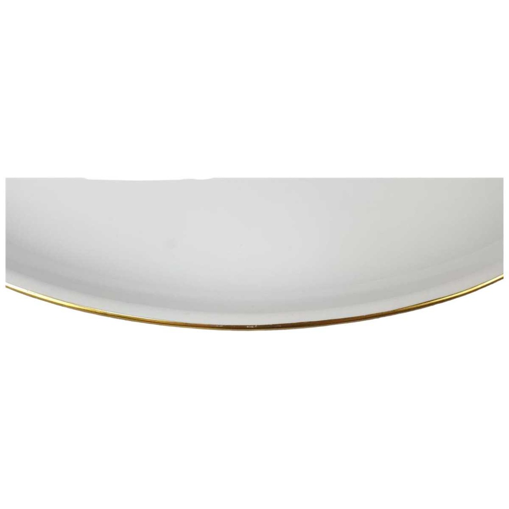[458114398] Servierplatte Fleischplatte Goldrand 33x22 cm Fürstenberg Schloß 644 0801 gebraucht - gut Bild 2