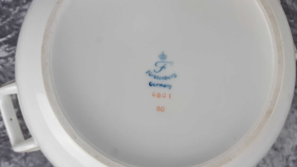 [458114399] Suppenterrine Suppenschüssel Goldrand 3 L Fürstenberg Schloß 644 0801 gebraucht - sehr gut Bild 7