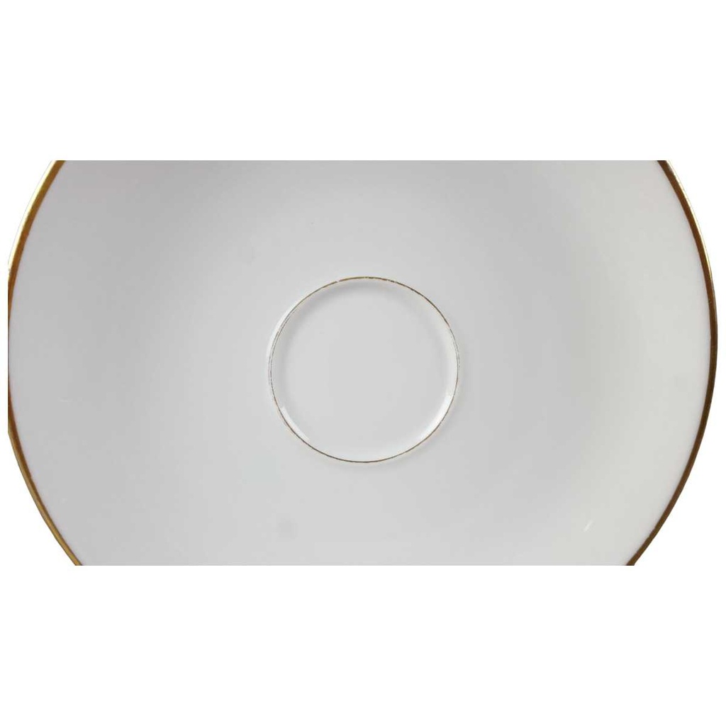 [458114409] Untertasse für Kaffee Goldrand 15 cm Fürstenberg Schloß 644 0801 gebraucht - gut Bild 2