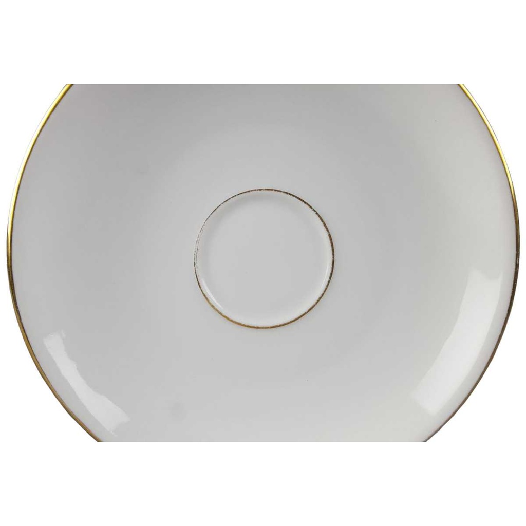 [458114411] Untertasse Goldrand 15,1 cm Fürstenberg Schloß 644 0801 gebraucht - gut Bild 2