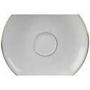 [458114411] Untertasse Goldrand 15,1 cm Fürstenberg Schloß 644 0801 gebraucht - gut Bild 2