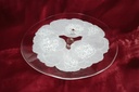 [458114413] Servierplatte Tortenplatte Tortenständer Glasfuß 9,5 cm Walther Glas gebraucht - neuwertig Bild 3