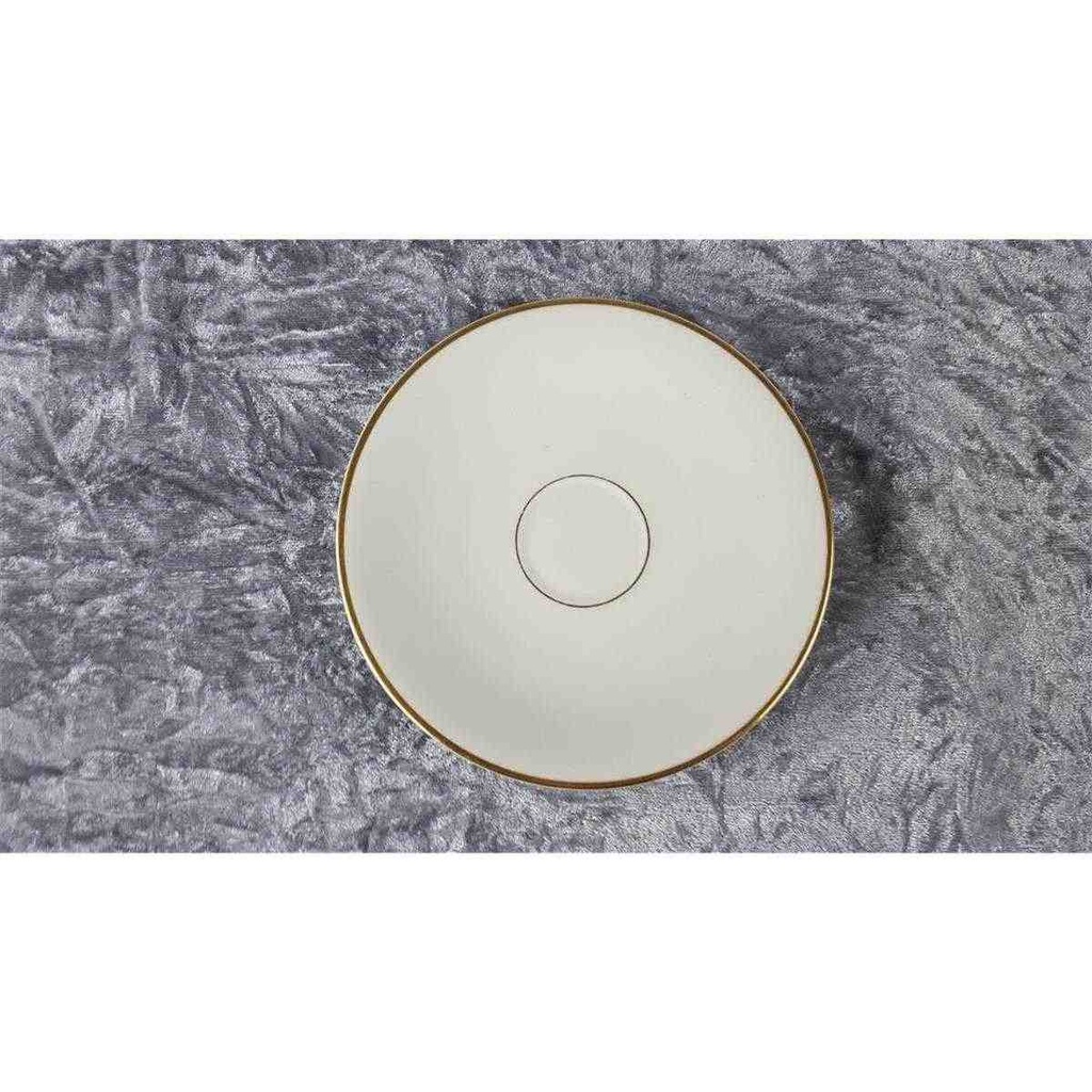 [458114418] Kaffeetasse mit Untertasse Tasse Goldrand Edelstein Bavaria 15808 Elfenbein Beige gebraucht - gut Bild 4