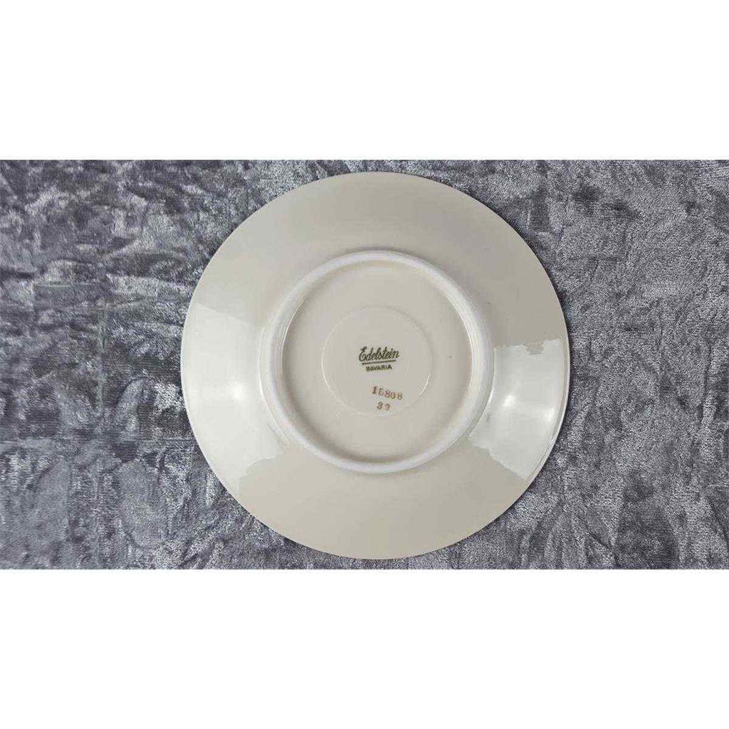 [458114420] Untertasse für Kaffee Goldrand 15,6 cm Edelstein Bavaria 15808 Elfenbein Beige gebraucht - gut Bild 4