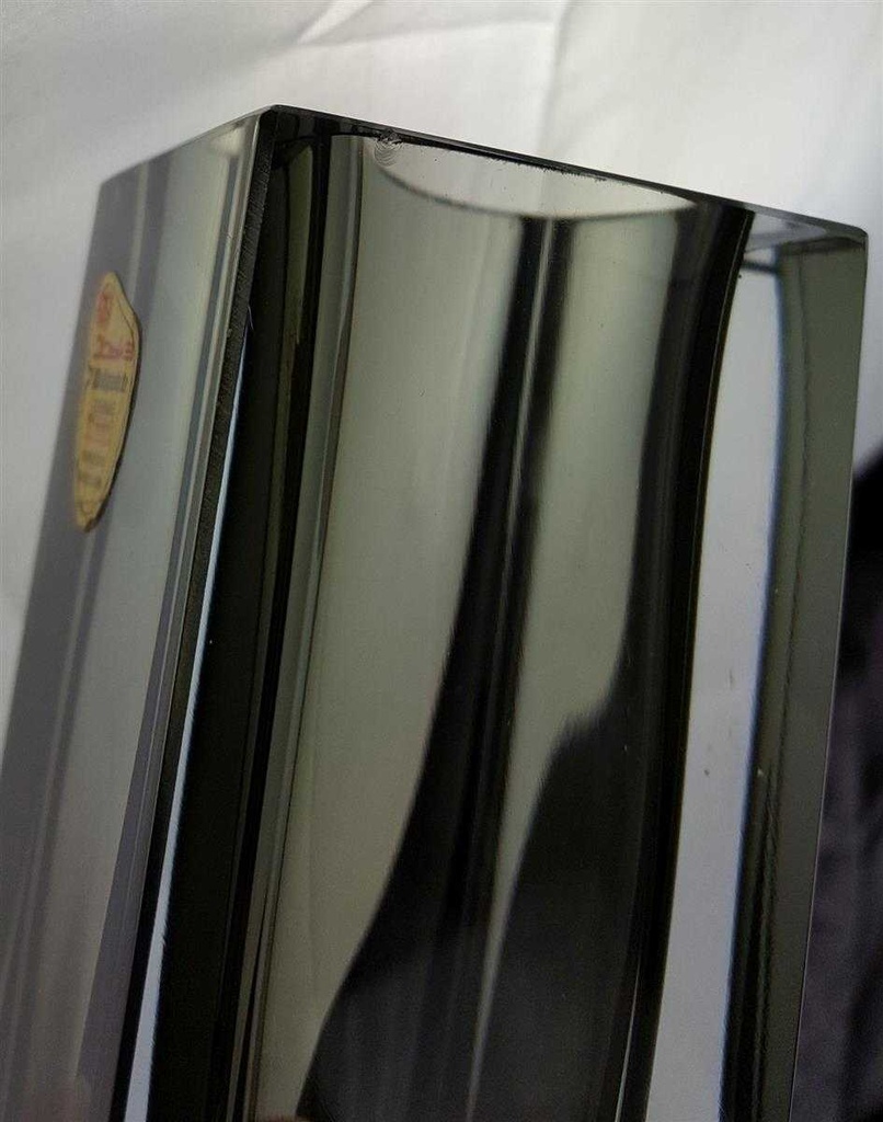 [458114427] Vase Blockvase mundgeblasen Joska Waldglashütte Bodenmais gebraucht - gut Bild 7