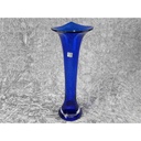 [458114428] Vase Blumenvase 32 cm Schott Einzelteile Blau gebraucht - gut Bild 4