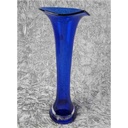 [458114428] Vase Blumenvase 32 cm Schott Einzelteile Blau gebraucht - gut Bild 8