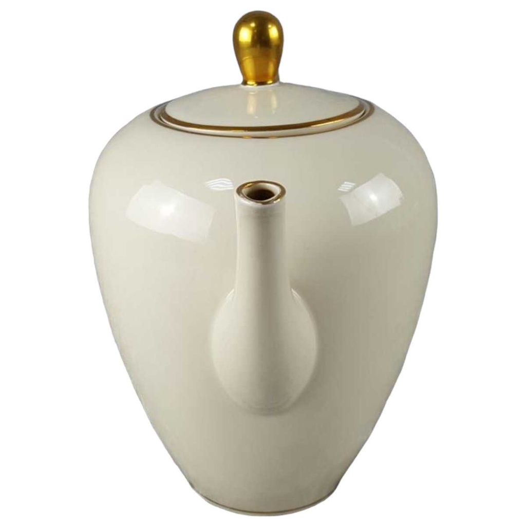 [458114432] Kaffeekanne Goldrand 2 L Edelstein Bavaria 15808 Elfenbein Beige gebraucht - gut Bild 2
