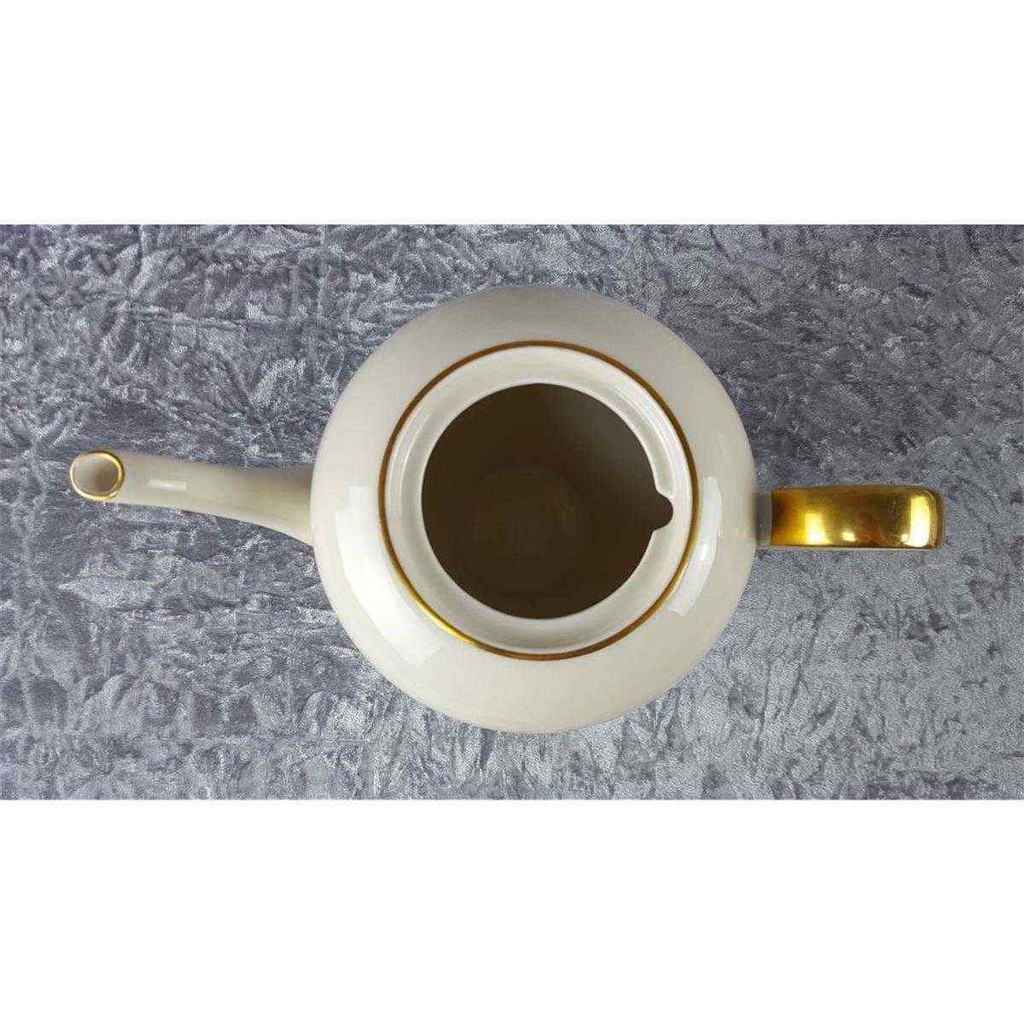 [458114432] Kaffeekanne Goldrand 2 L Edelstein Bavaria 15808 Elfenbein Beige gebraucht - gut Bild 6