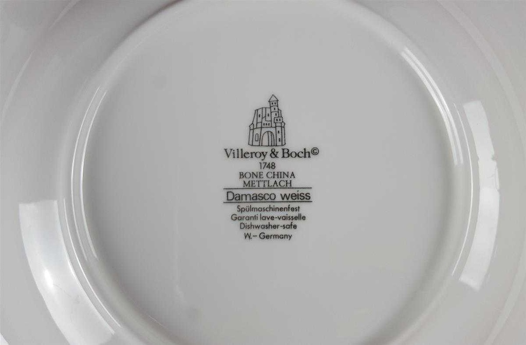 [458114458] Suppenteller 23,5 cm Villeroy & Boch Damasco Weiß Bild 5