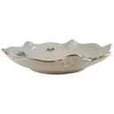 [45811450] Durchbruchschale Goldrand Durchbrucharbeit 20 cm Rosenthal Classic Rose Collection Moosrose mit Elfenbein gebraucht - sehr gut Bild 2