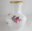 [45811453] Vase Royal KPM Bavaria Handarbeit mit Goldrand Bunte Blumen H 11,2 cm Bild 3