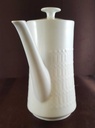[45811461] Mokkakanne 0,75 L Winterling Kirchenlamitz Relief weiß gebraucht - sehr gut Bild 2