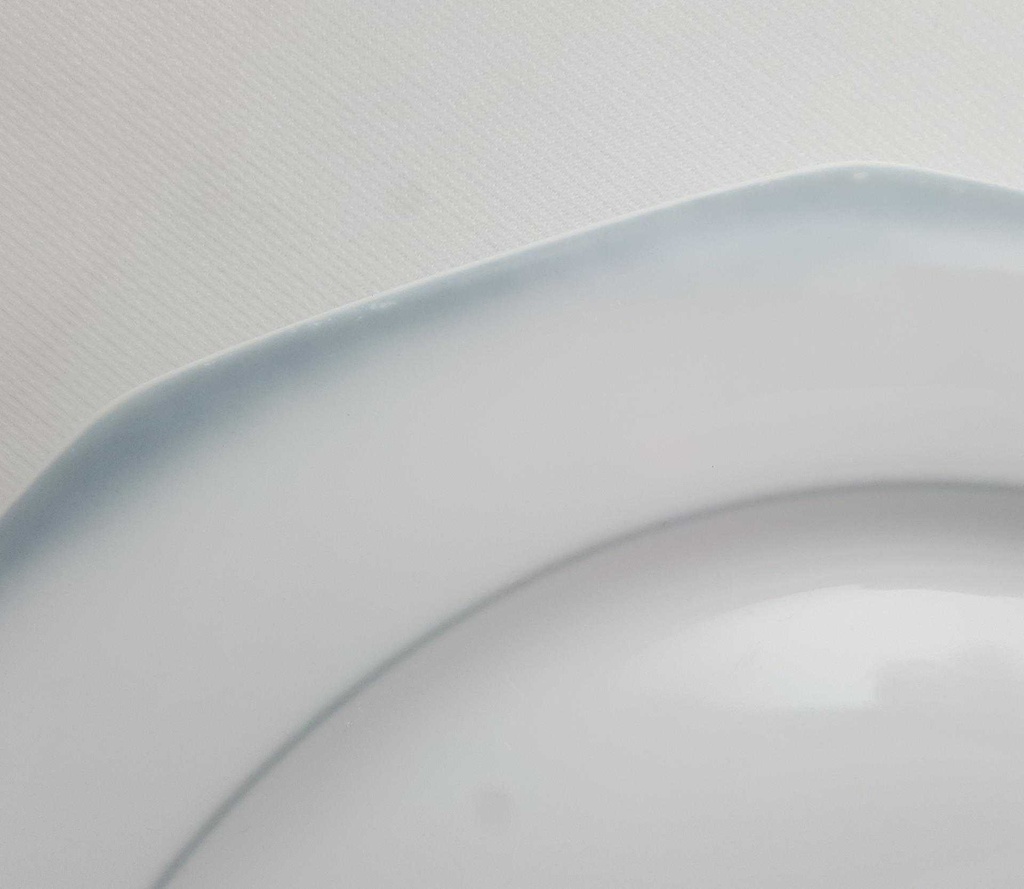 [45811478] Speiseteller Essteller 24 cm Winterling Marktleuthen Grauer Rand gebraucht - gut Bild 2
