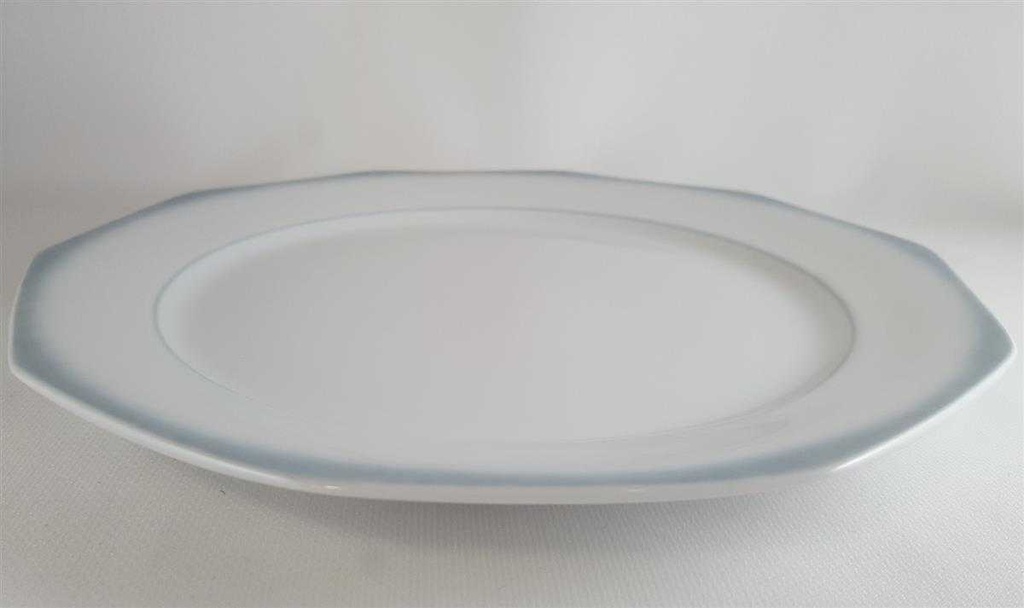 [45811478] Speiseteller Essteller 24 cm Winterling Marktleuthen Grauer Rand gebraucht - gut Bild 3
