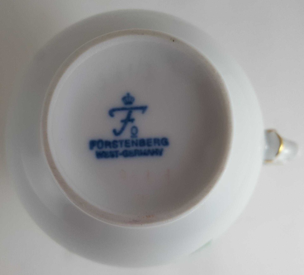 [45811483] Milchkännchen Fürstenberg Alt Rote Rose 02171 gebraucht - sehr gut Bild 6
