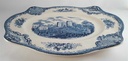 [45811490] Fleischplatte 28,2x23,5 cm Johnson Bros Old Britain Castles Blau gebraucht - gut Bild 2
