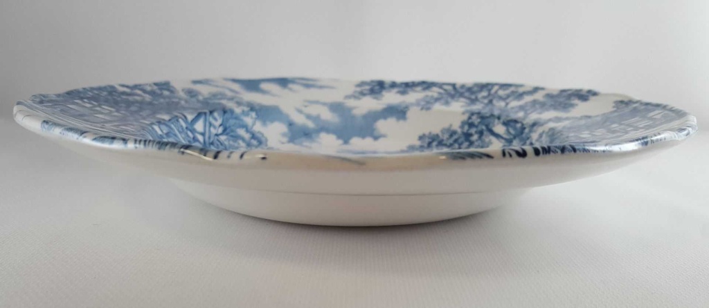 [45811491] Suppenteller 22,7 cm Alfred Meakin Coaching Days Blau gebraucht - gut Bild 2